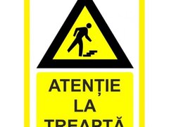 Placuta atentie la treapta